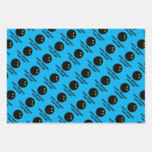 Boule de squash personnalisée feuilles de papier d (Devant 3)