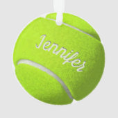 Boule de tennis personnalisée (dos)