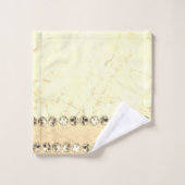 Boule diamant en marbre doré (Gant de toilette)