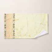 Boule diamant en marbre doré (Serviette à main)