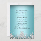 Boule Diamond Boule Bleu Douceur 16 Invitation (Dos)