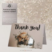 Boule Disco | Boho Florals | Carte de remerciement