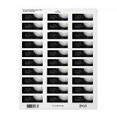 Boule Disco, Étiquettes d'adresse de retour (Feuille entière)