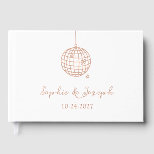 Boule Disco Minimaliste | Vrai Mariage Gold Foil (Recto)
