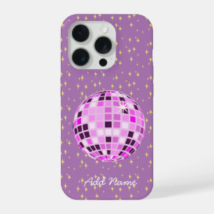 Boule Disco Retro Rose Personnalisée Violet