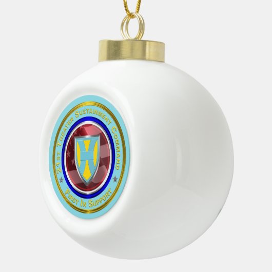 Boule En Céramique 21e Noël TSC Keepsaké (Droite)