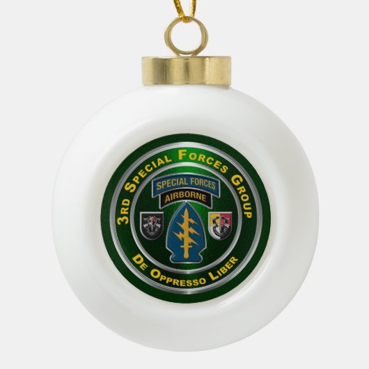 Boule En Céramique 3e Groupe des opérations spéciales (Devant)