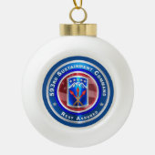 Boule En Céramique 593e Commandement du développement durable (Devant)