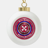 Boule En Céramique 8e Armée Customisée Keepsaké (Devant)