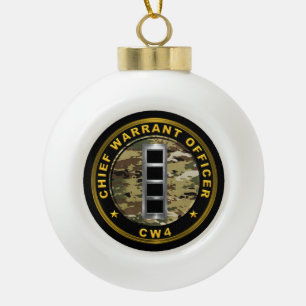 Boule En Céramique Adjudant-chef Quatre-CW4