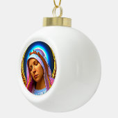 Boule En Céramique AI Art of The Blessed Virgin Mary (Droite)