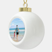 Boule En Céramique Ajouter votre propre photo et/ou texte (Droite)