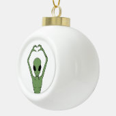 Boule En Céramique Alien Heart Pose (Droite)