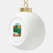 Boule En Céramique Aller avec la tortue (Droite)