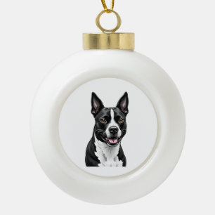 Boule En Céramique American Staffordshire Terrier