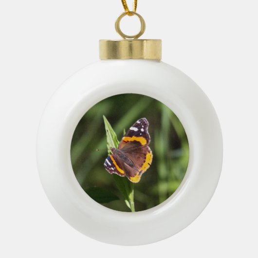 Boule En Céramique Amiral rouge (Devant)