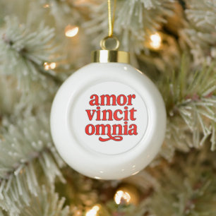 Boule En Céramique Amor vincit omnia