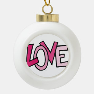 Boule En Céramique Amour