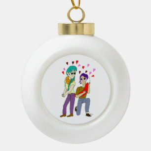 Boule En Céramique amour de queue