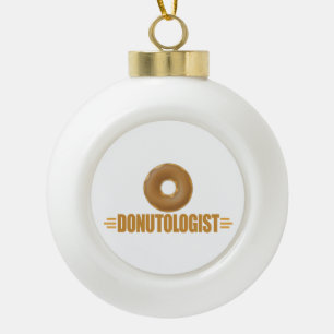 Boule En Céramique Amusant Donut