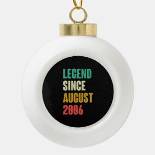 Boule En Céramique Août 2006 16e anniversaire 16 ans Cadeau Anniversa