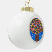 Boule En Céramique Arbre coloré Abstrait (Gauche)