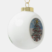Boule En Céramique Arbre de Noël (Gauche)