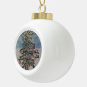Boule En Céramique Arbre de Noël (Droite)