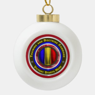 Boule En Céramique Army Training and Doctrine Command Keepsake