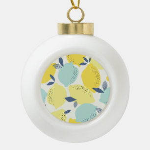 Boule En Céramique Arômes d'agrumes, motif transparent et vivant.