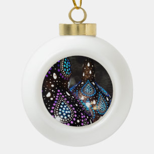 Boule En Céramique Artisanat Gourd Lanternes turques Acrylique Art