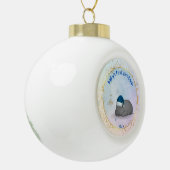 Boule En Céramique Baby's First ChristmPygmy Hippo Christmas Ornament (Gauche)