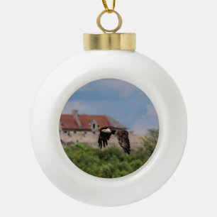 Boule En Céramique Bald Eagle en passant par Fort Ticondéroga