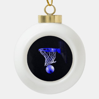 Boule En Céramique Basket bleu
