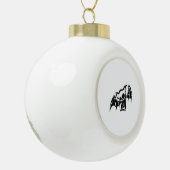 Boule En Céramique Bat Halloween (Gauche)