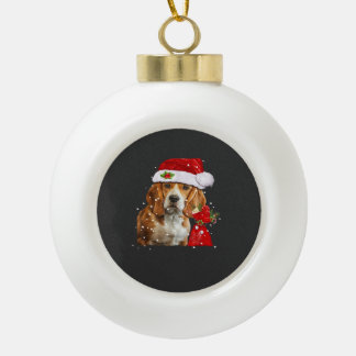 Boule En Céramique Beagle Dog Christmas T Shirt Christmas Dog Essenti