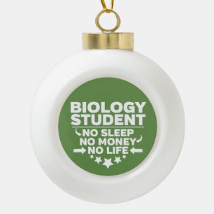 Boule En Céramique Biologie Étudiant Pas de vie ou d'argent
