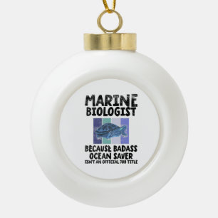 Boule En Céramique Biologiste marin Biologie marine