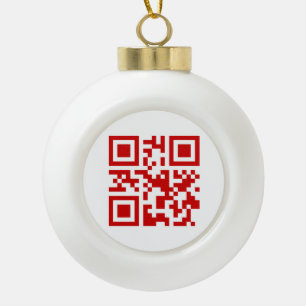 Boule En Céramique Bonne année ! — Code QR