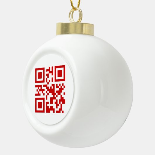 Boule En Céramique Bonne année ! — Code QR (Droite)