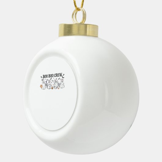 Boule En Céramique Boo Boo Crew Halloween Classic T-Shirt (Droite)