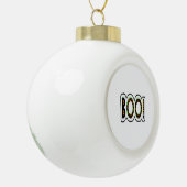 Boule En Céramique BOO Halloween (Gauche)