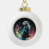 Boule En Céramique Bord Spectrum : Les Otter Glow (Devant)