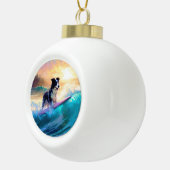 Boule En Céramique Bordure Collie Beach Plage Plage Plage de surf Pei (Droite)