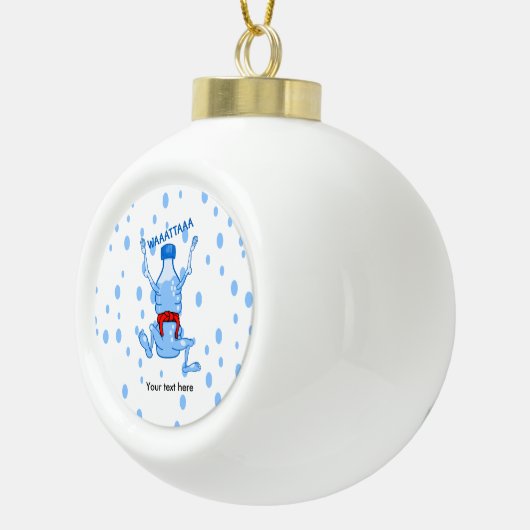 Boule En Céramique Bouteille d'eau en plastique Arts martiaux (Droite)