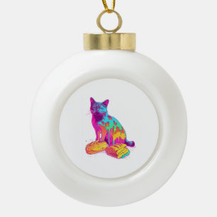 Boule En Céramique Bread Meowphosis – Mème de chat drôle et bogué