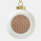 Boule En Céramique Bubble Knit Stitch Pattern by Shirley Taylor (Devant)