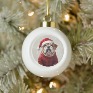 Boule En Céramique bulldog anglais