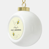 Boule En Céramique Bumble Bee Custom Premier Noël (Droite)