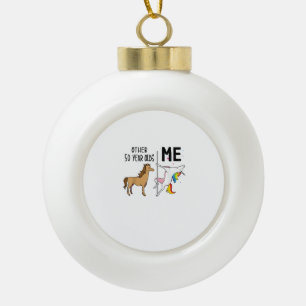 Boule En Céramique Cadeau licorne 50 ans anniversaire et moi autre